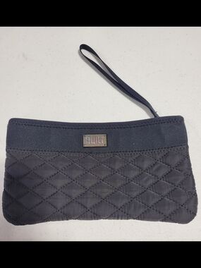 BUILT Quilted Wristlet Clutch in Navy
